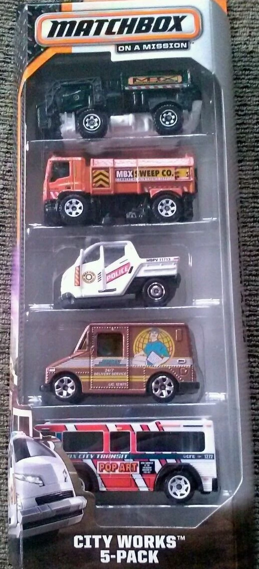 Image - 2015 MATCHBOX CITY WORKS 5 PACK.jpg | Matchbox Cars Wiki ...