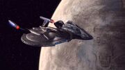 Enterprise im Orbit von Xantoras