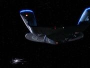Enterprise-D erreicht den Phönix-Schwarm