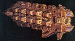 Cardassian freighter studio model