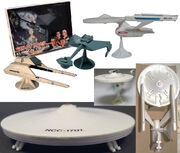 Mego Star Trek starships