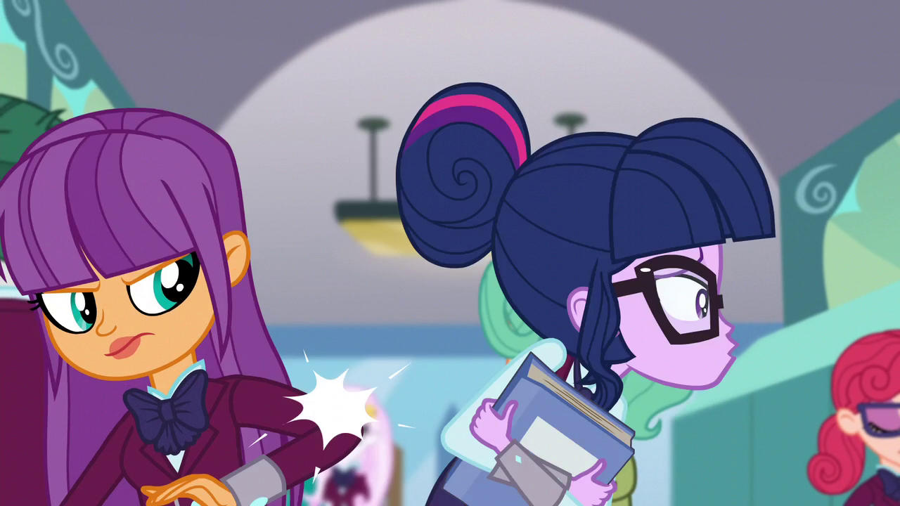 my little pony purple blue hair