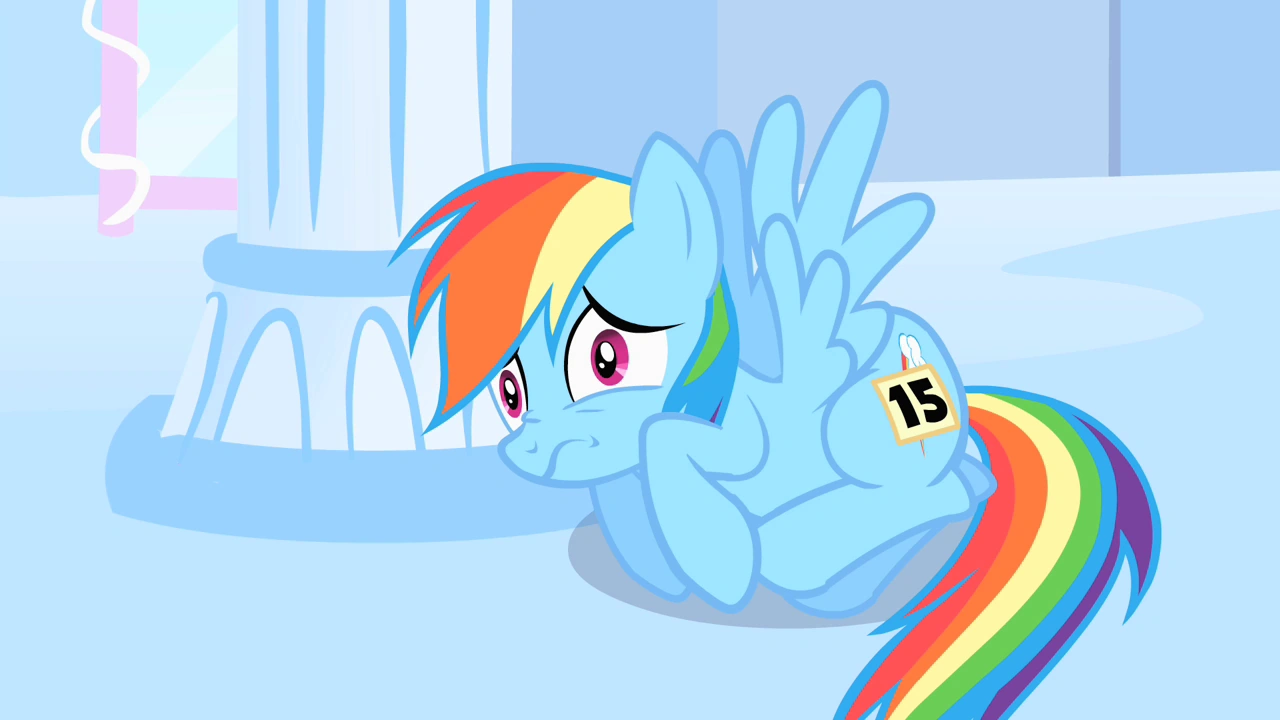 Image - Rainbow Dash very scared S1E16.png | My Little Pony Friendship