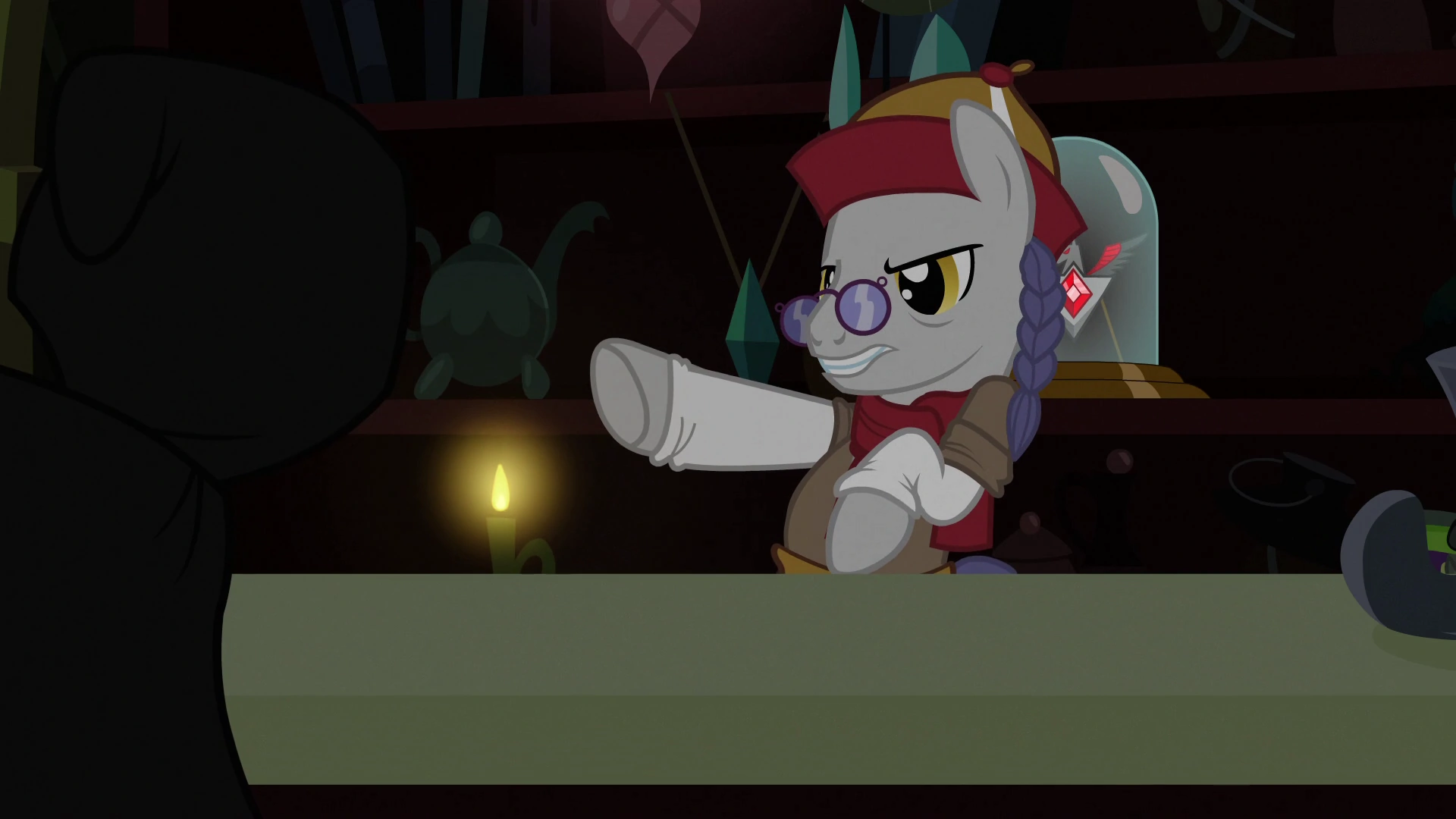 Image - Shopkeeper defends the Alicorn amulet S3E05.png | My Little