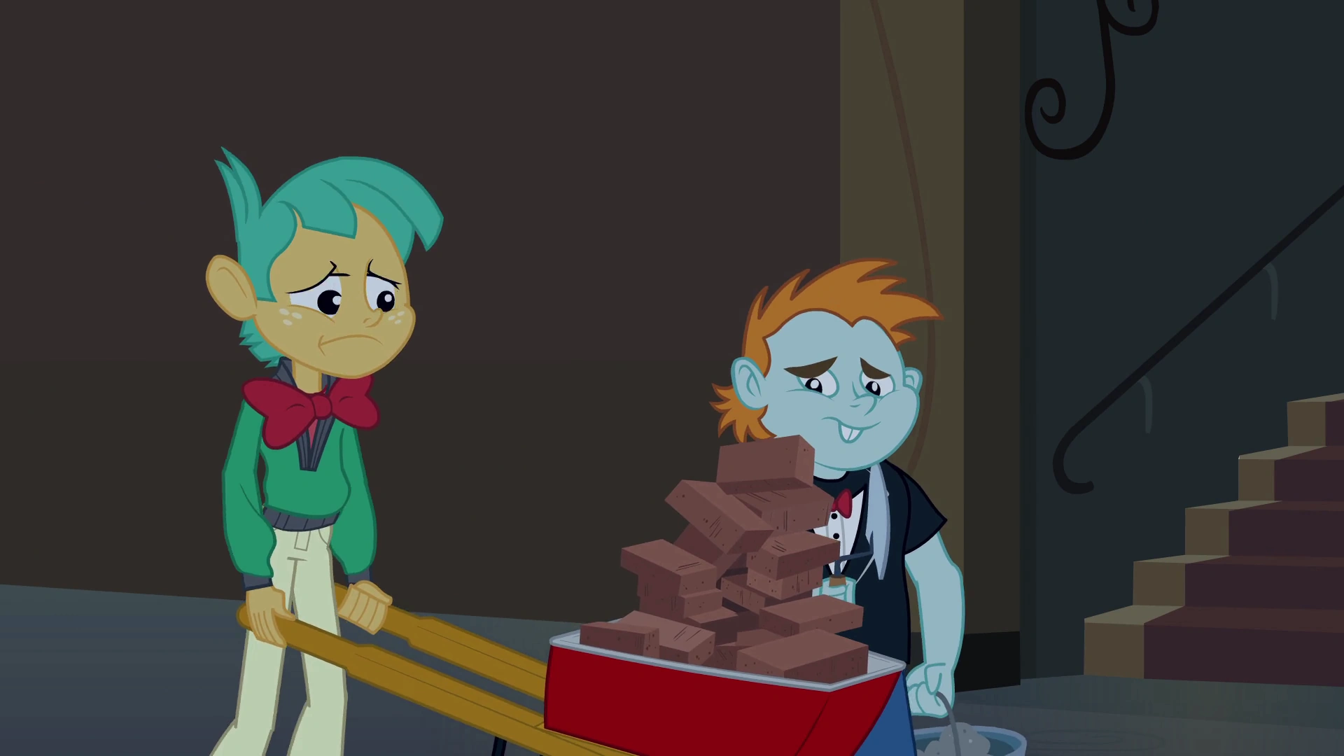 Image Snips and Snails with bricks and cement EG.png My Little Pony Friendship is Magic Wiki