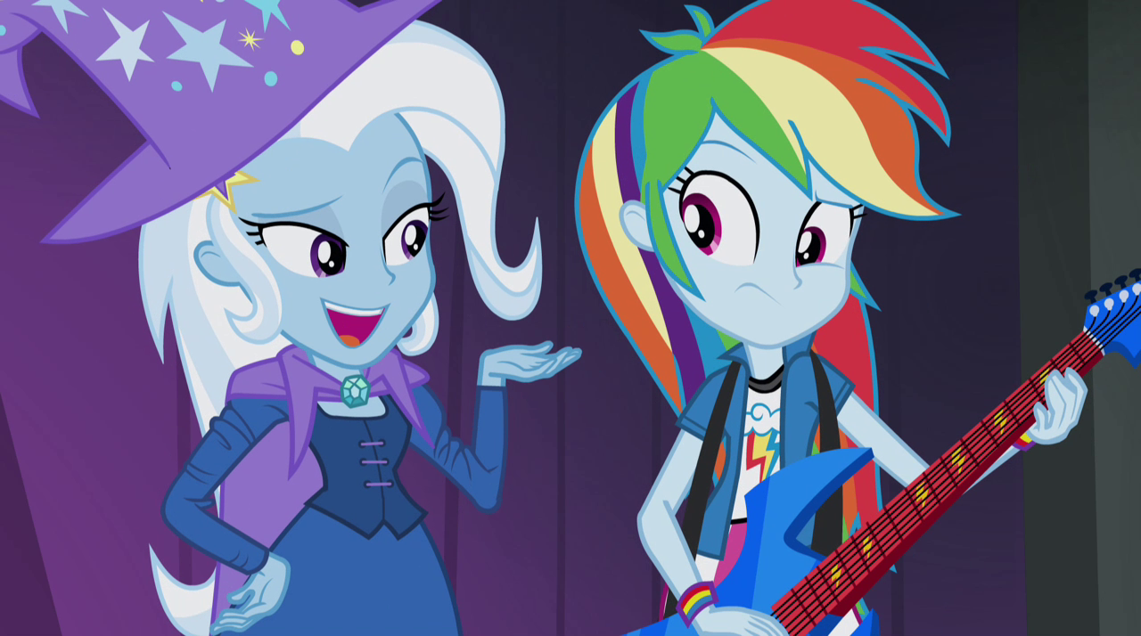 rainbow dash and trixie