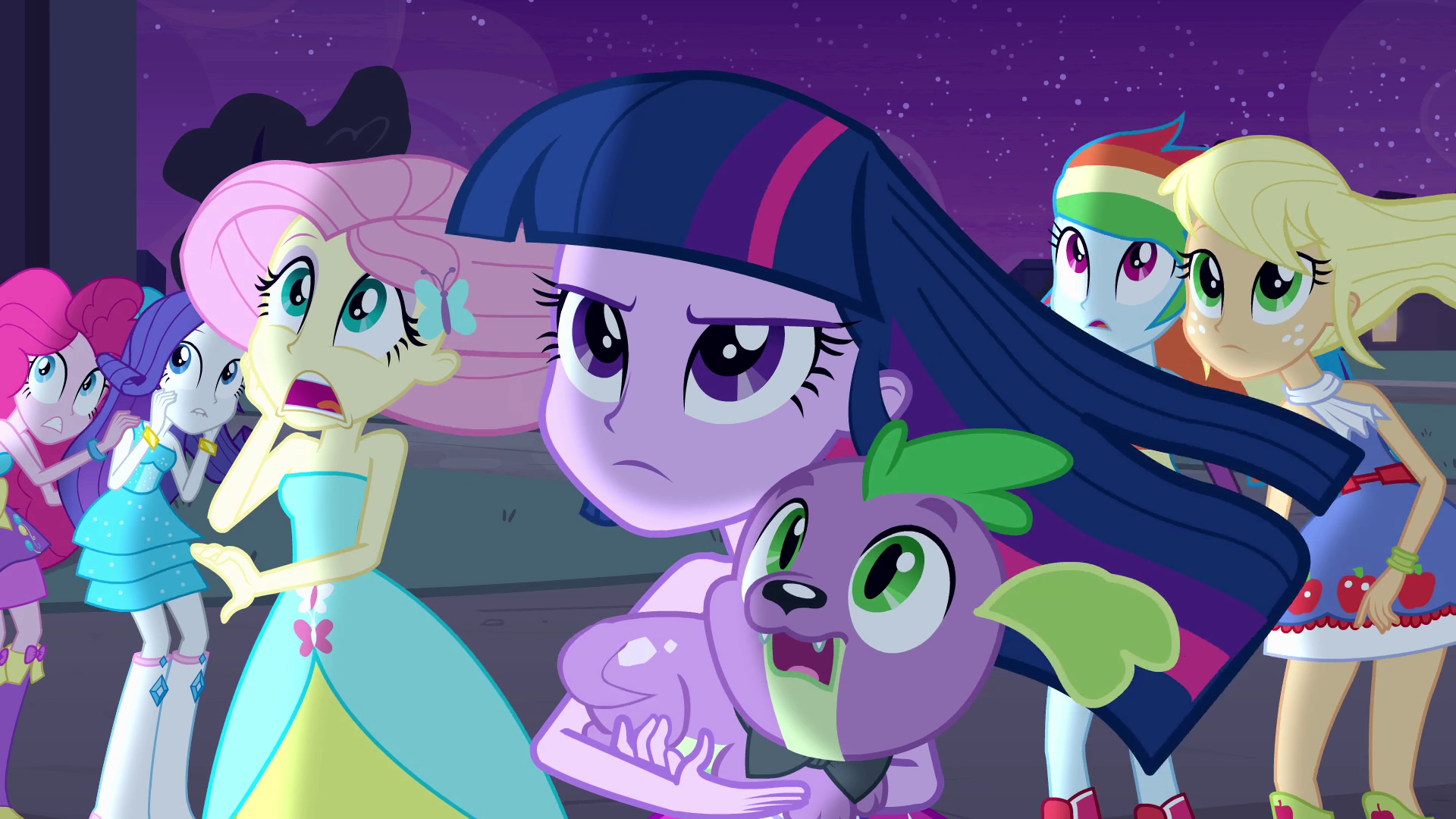 Image Twilight and scared friends EG.png My Little Pony Friendship