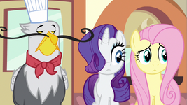 Rarity, Fluttershy &amp; Griffon chef S2E24