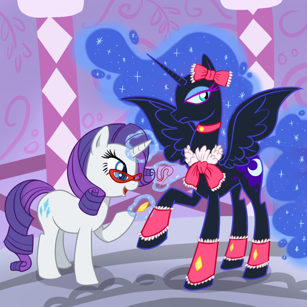 Image - Nightmare Moon at Rarity's shop.png | My Little Pony Fan Labor Wiki | Fandom powered by ...