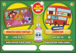Moshi monsters sign Moshi monsters sign