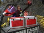 Gypsy with lipstick in Gamera Vs. Guiron