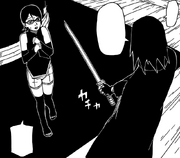 Sasuke questiona Sarada