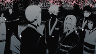 Naruto e Hinata recebem Tsunade no casamento.png