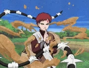 Gaara desviando do ataque de Kimimaro..jpg