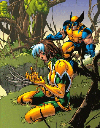 Roque mimicking Wolverine's powers.