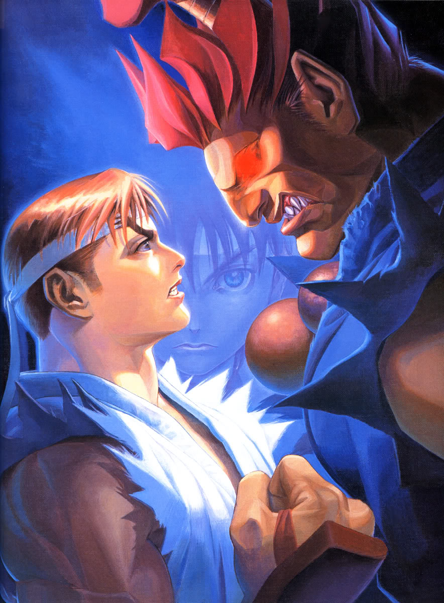 The Video Game Art Archive — Akuma 'Street Fighter Alpha 3′