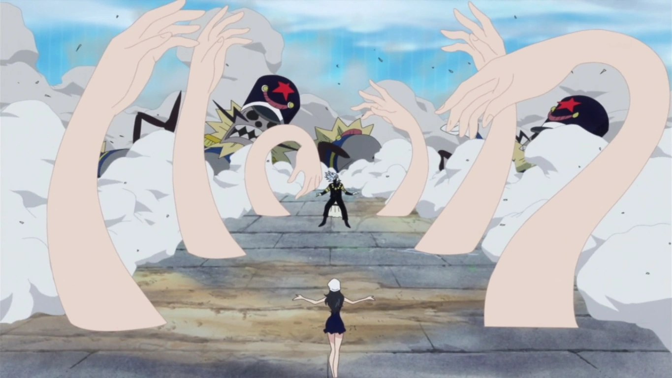 Nico Robin, Bartolomeo y Cavendish vs. Gladius One Piece Wiki