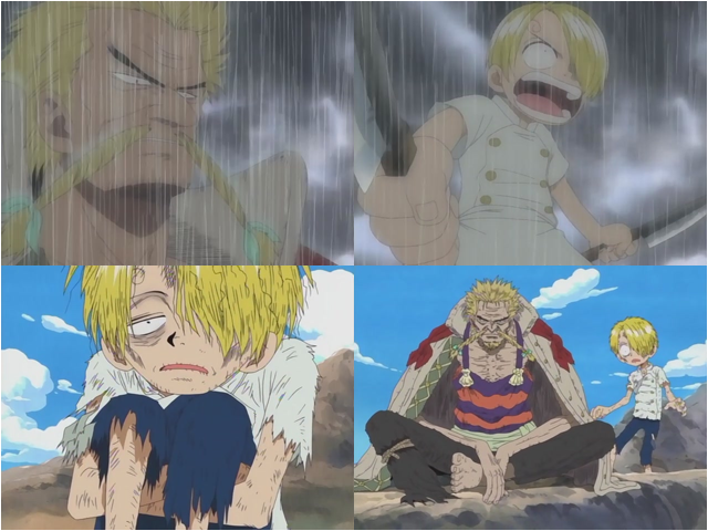 Resultado de imagen de sanji pasado one piece