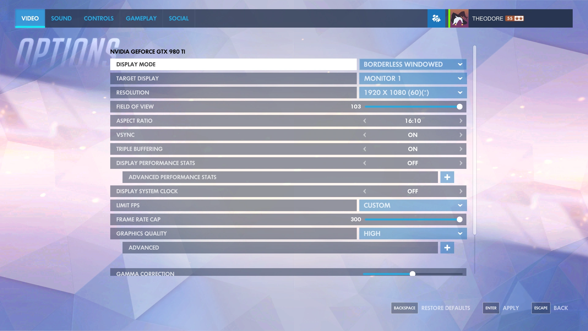 Game Options Overwatch Wiki Fandom powered by Wikia