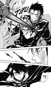 Mika stabs Guren full