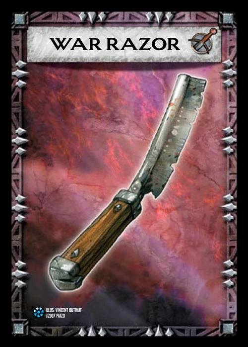 War razor Pathfinder Wiki FANDOM powered by Wikia