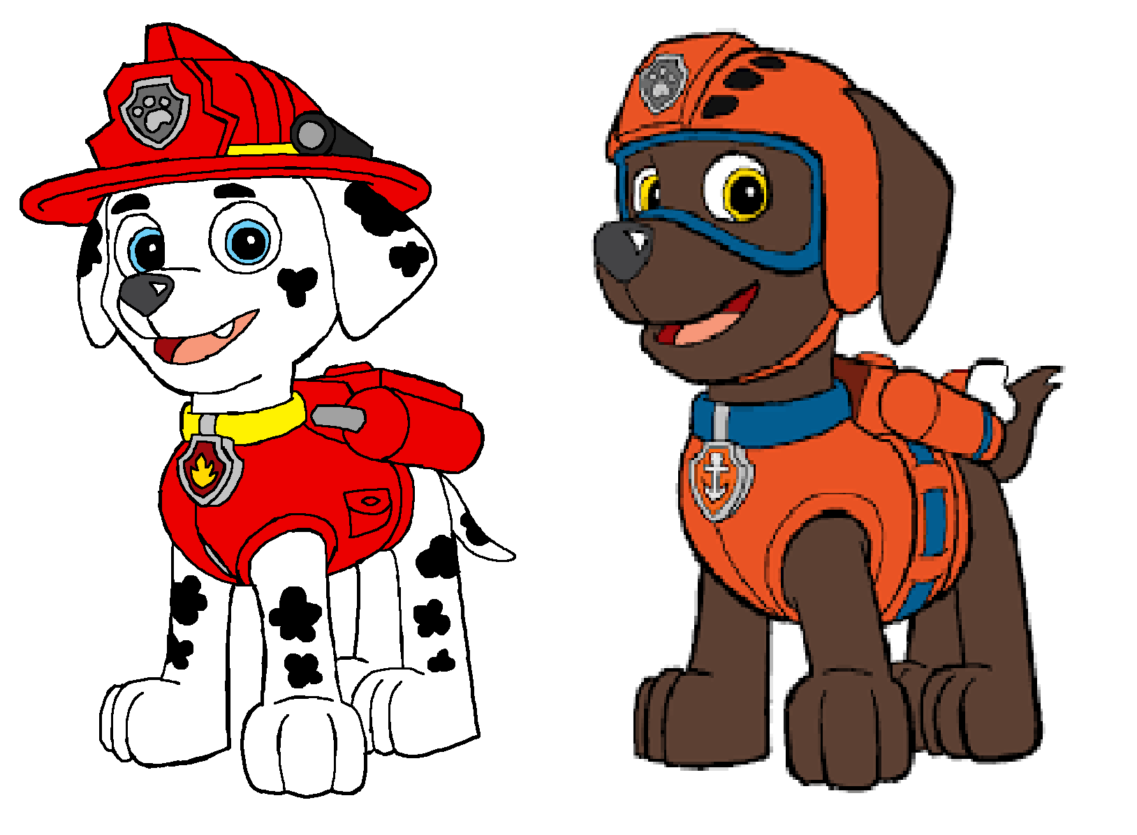Image Marshall &amp; Zuma.png PAW Patrol Fanon Wiki Fandom powered by