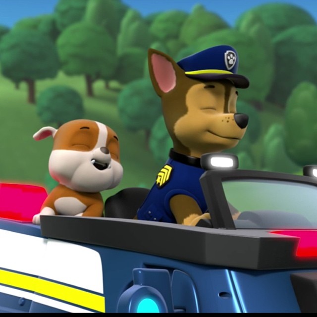 Image - Chase riding with rubble.jpg | PAW Patrol Wiki | Fandom powered by Wikia