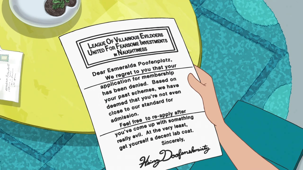 Image LOVEMUFFIN Rejection Letter jpg Phineas And Ferb Wiki 