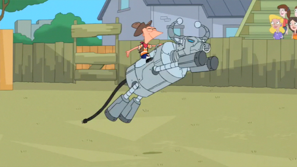 phineas and ferb robot dog