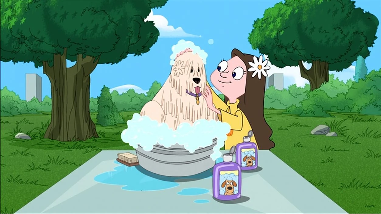 Image Jenny dog.jpg Phineas and Ferb Wiki Fandom powered by Wikia