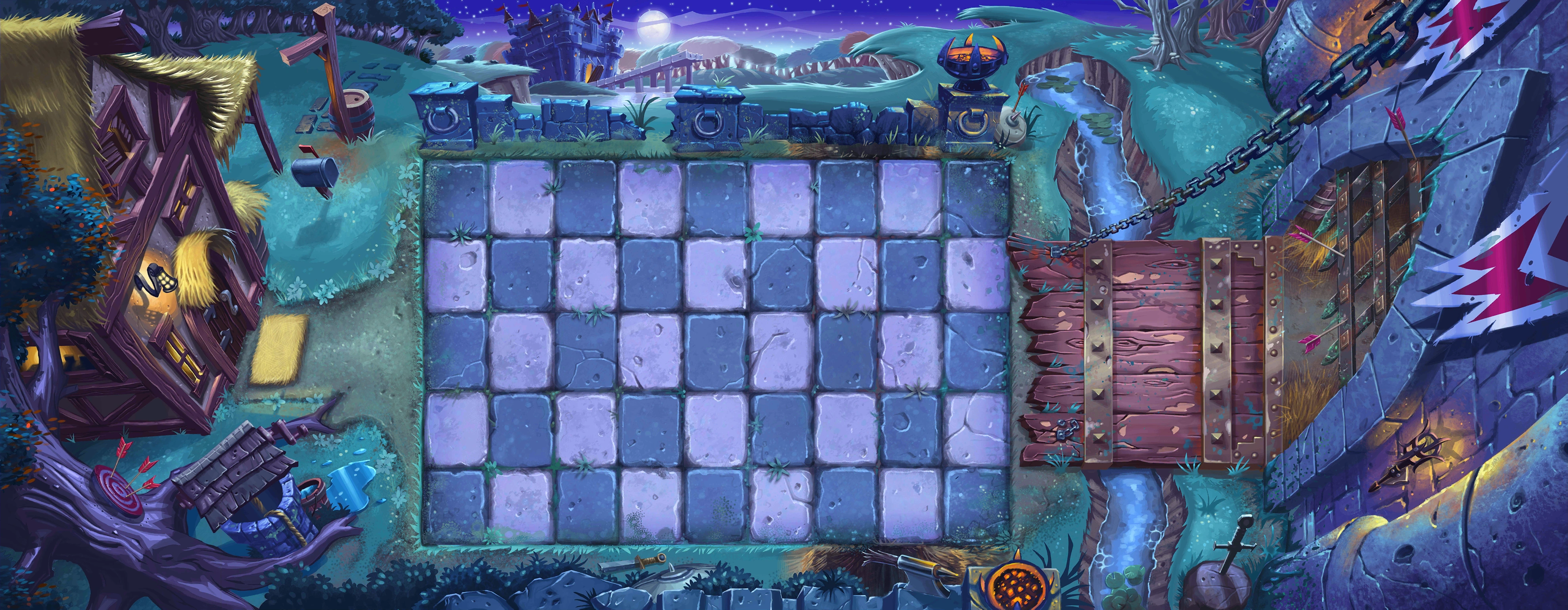 Image Dark Ages Lawn.png Plants vs. Zombies Wiki