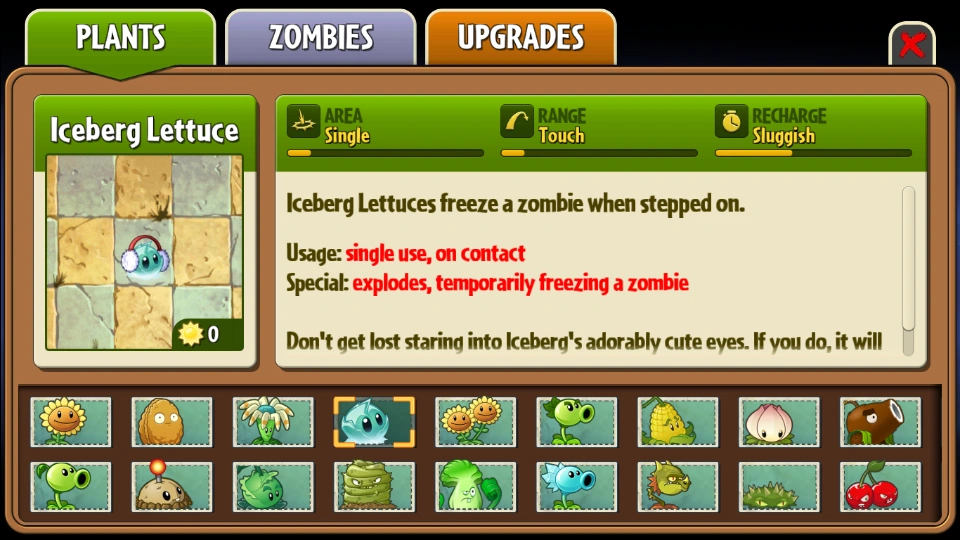 Iceberg Lettuce/Gallery Plants vs. Zombies Wiki FANDOM powered by Wikia