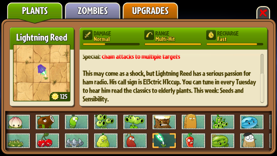 Image Lightning Reed Almanac Entry Part 2.png Plants vs. Zombies