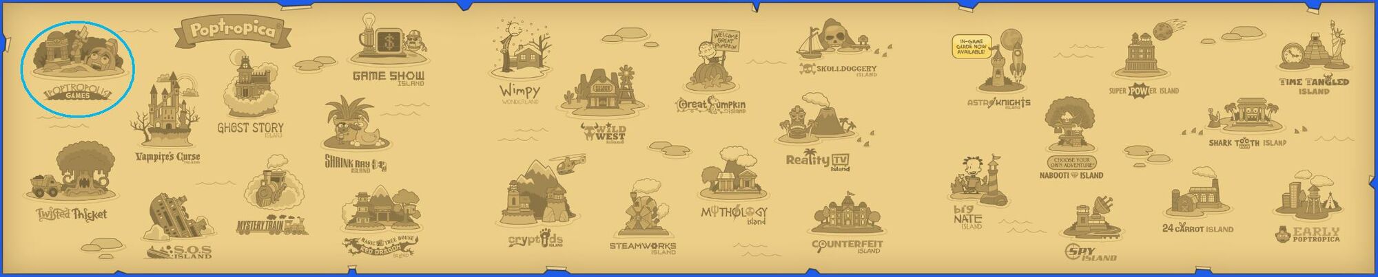 Image - Poptropica Map (Poptropolis Games Island Circled).jpg