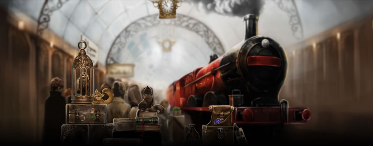 Hogwart's express; one of the moments from the old Pottermore.