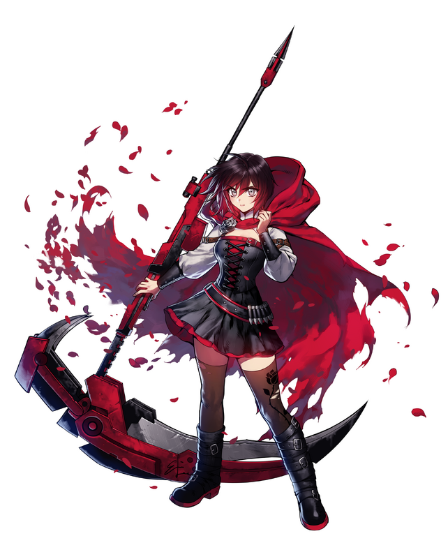 Ruby Rose (RWBY) & Livie Collete (God Eater) vs. Nrvnqsr Ruby Rose (RWBY) & Livie Collete (God Eater) vs. Nrvnqsr