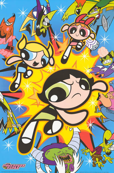 powerpuff girls fight powerpuff girls fight