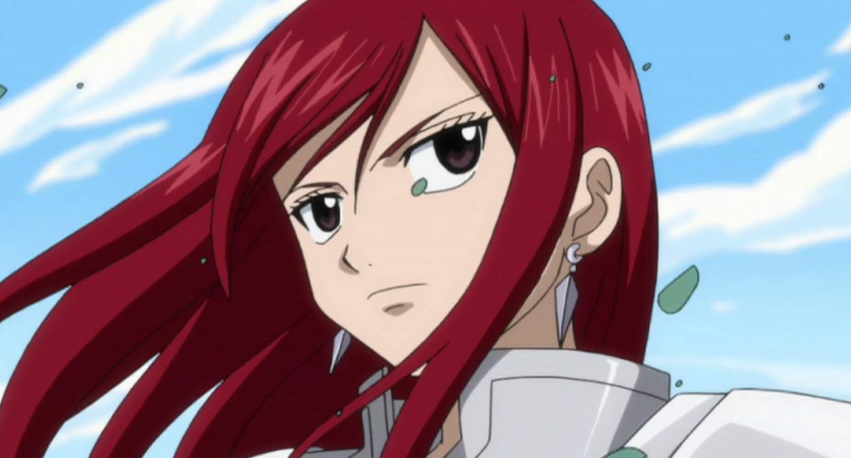 Erza scarlet face Erza scarlet face
