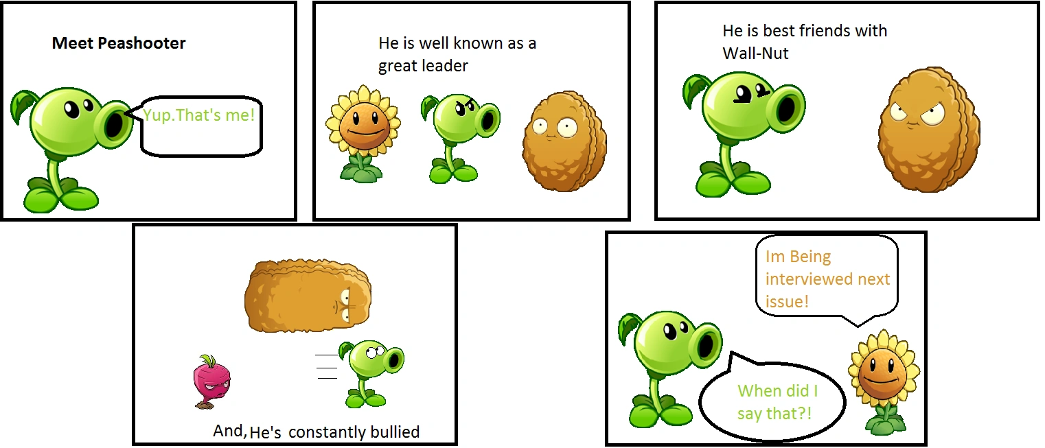 Image Meet Peashooter.png Plants vs. Zombies Character Creator Wiki