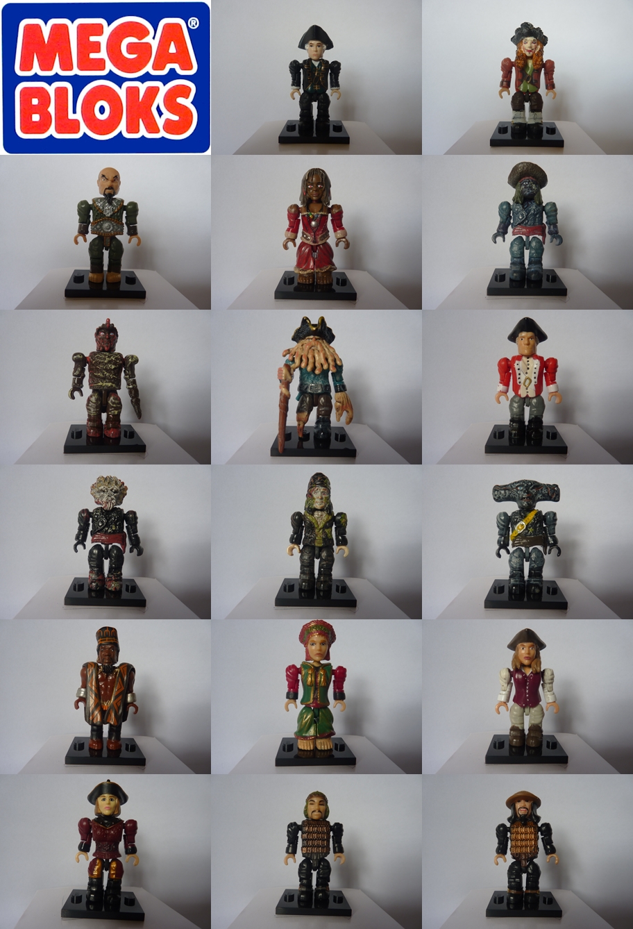mega bloks pyrates figures