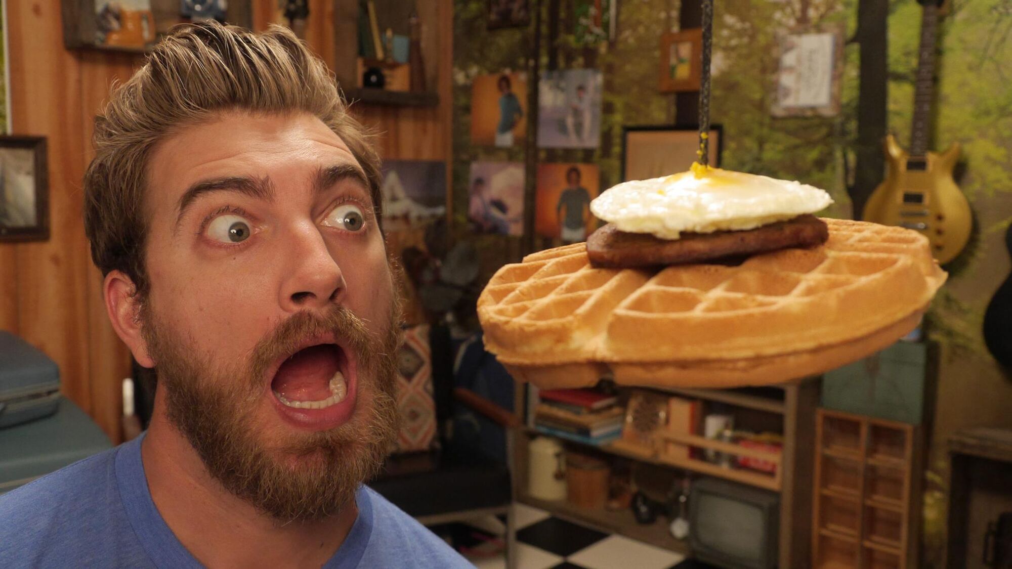 image unidentified flying waffle jpg rhett and link ocd christmas t shirt