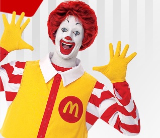 Image result for ronald mcdonald