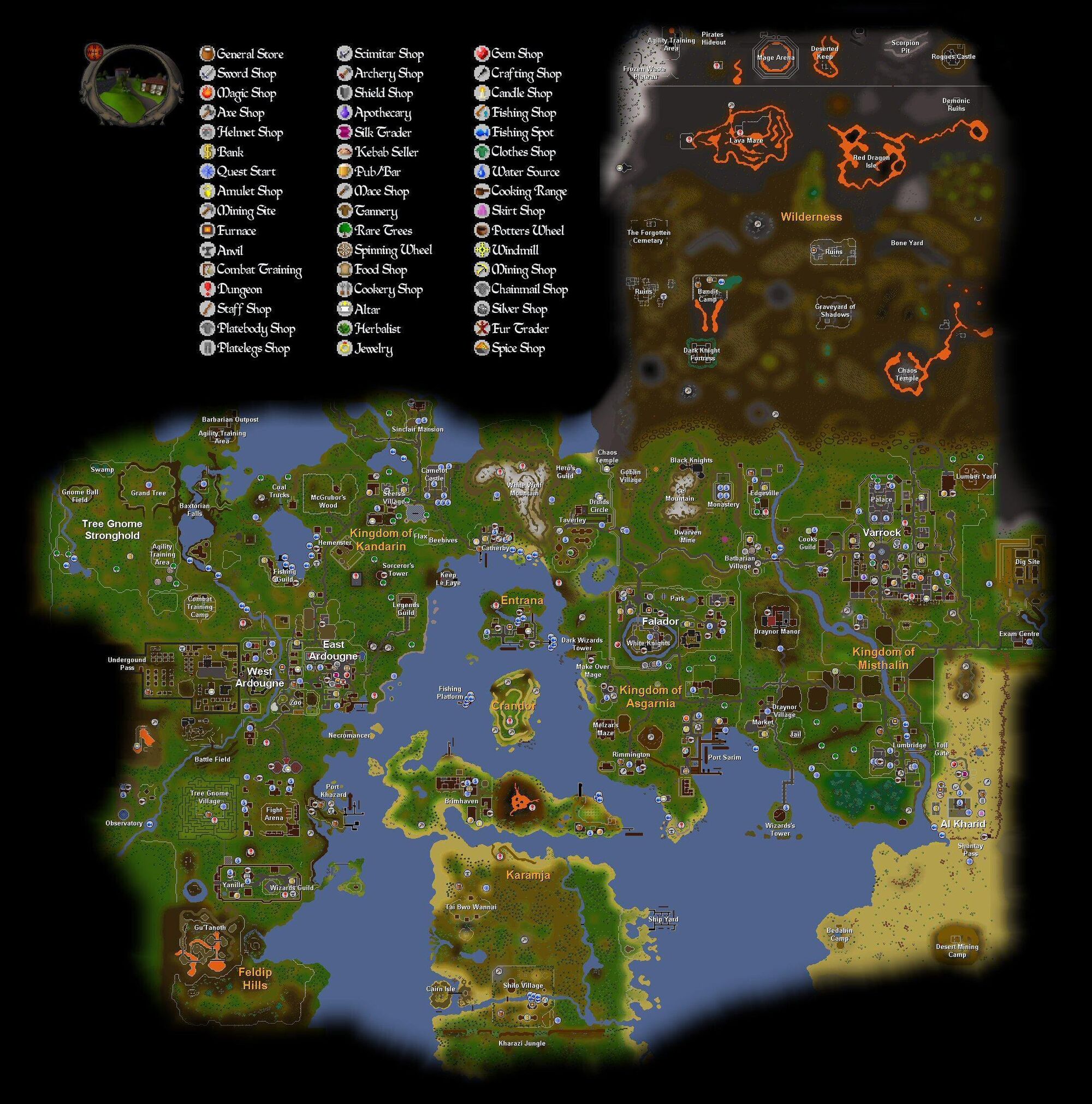 Image Runescape old map.jpg RuneScape Wiki FANDOM powered by Wikia