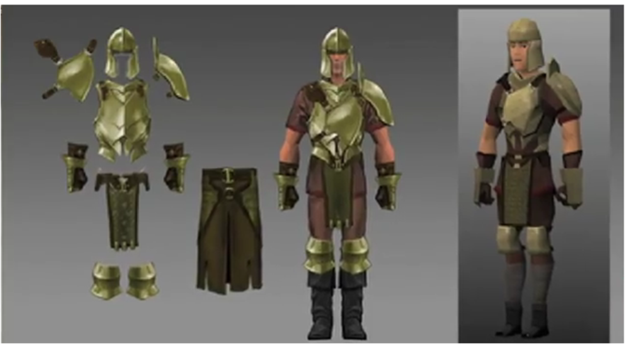 Runescape black armour