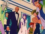 Athena, Kiki, Tatsumi y los Caballeros de Bronce