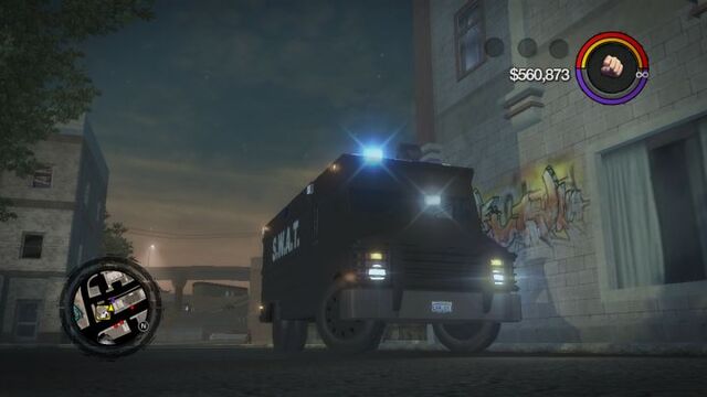 File:Peacekeeper - front right with flashing lights in Saints Row 2.jpg