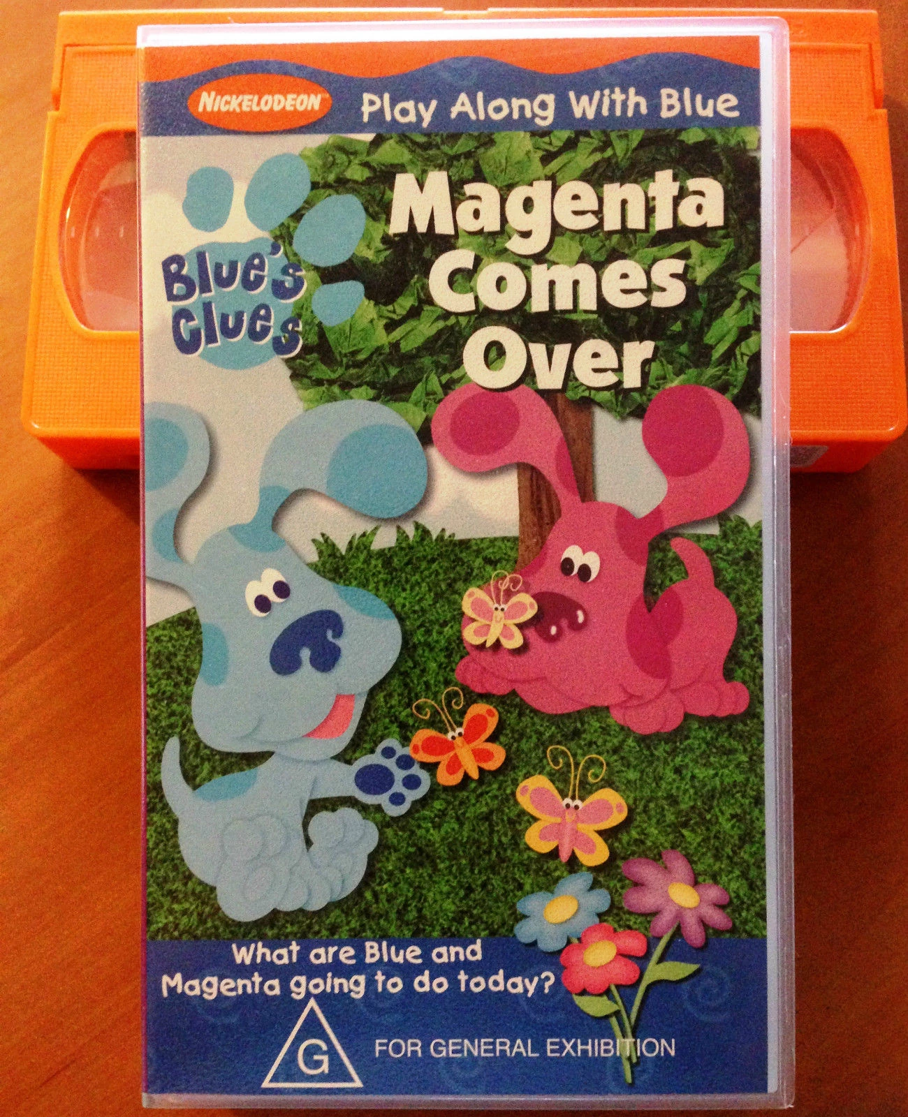 Opening To Blue's Clues Magenta Comes Over 2000 VHS (Australia Print