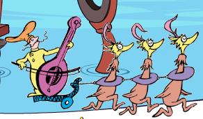 Traveling bass player