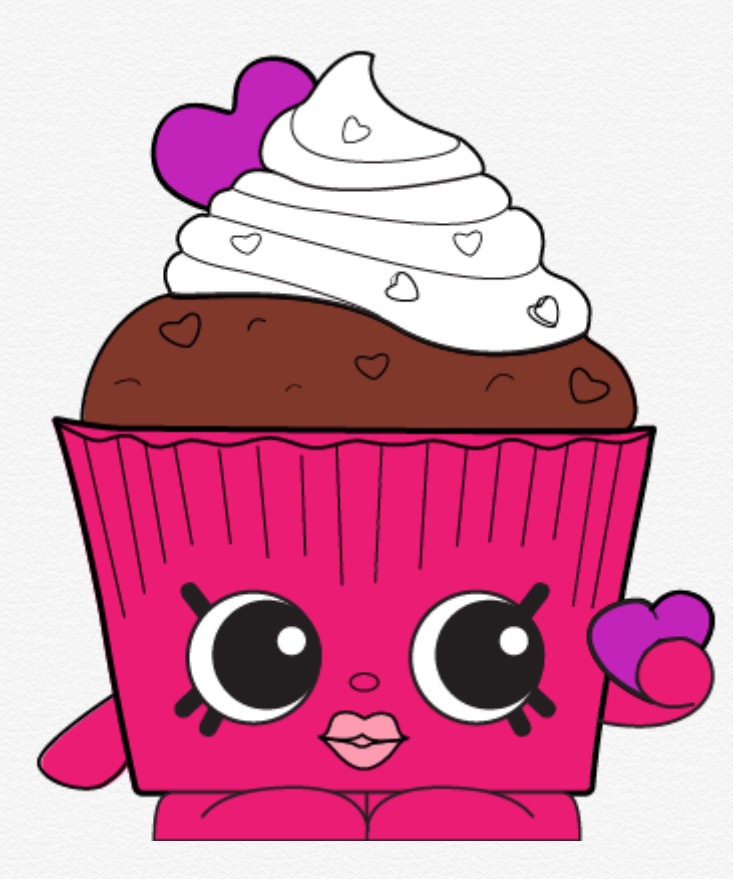 Shopkins Cupcake Chic Cake