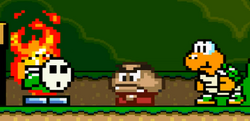 Flaming Shy Guy